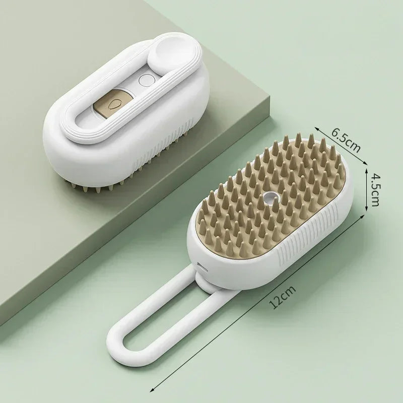 Ångborste för hund & katt